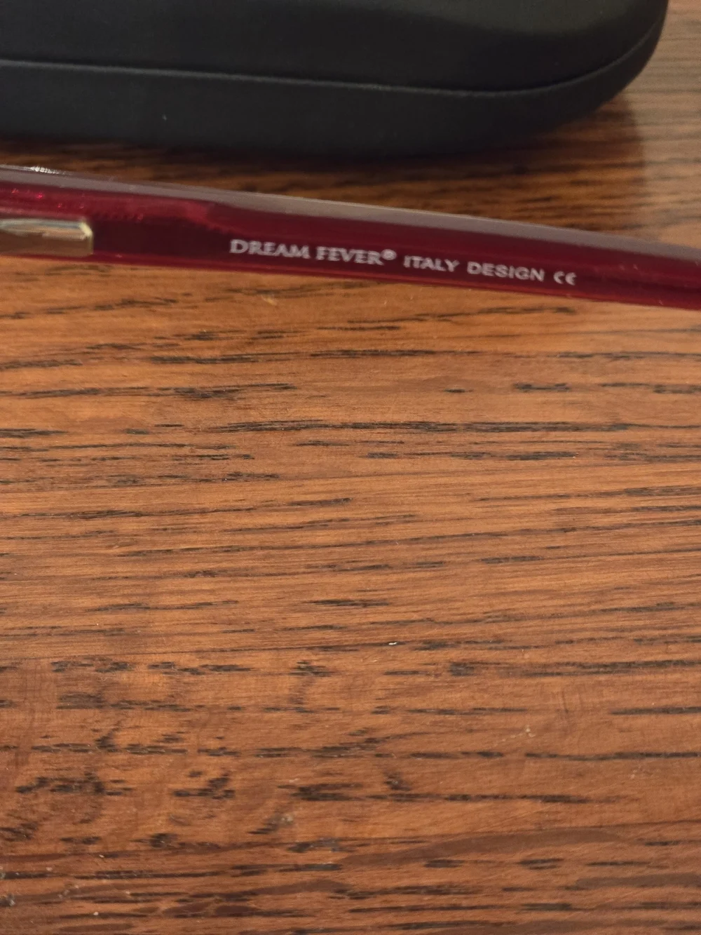 Dream Fever Italy Design Red Cat Eye Eyeglass Frames + Case K1027 55-19-140 C3